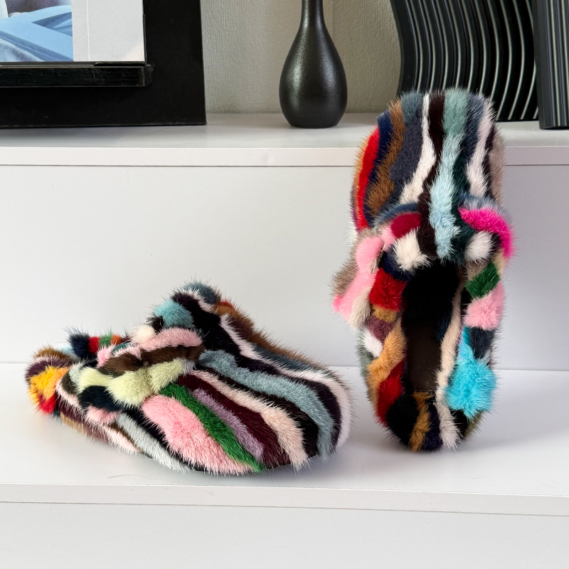 Women Shoes Winter - Damskie klapki i chodaki, pantofle z