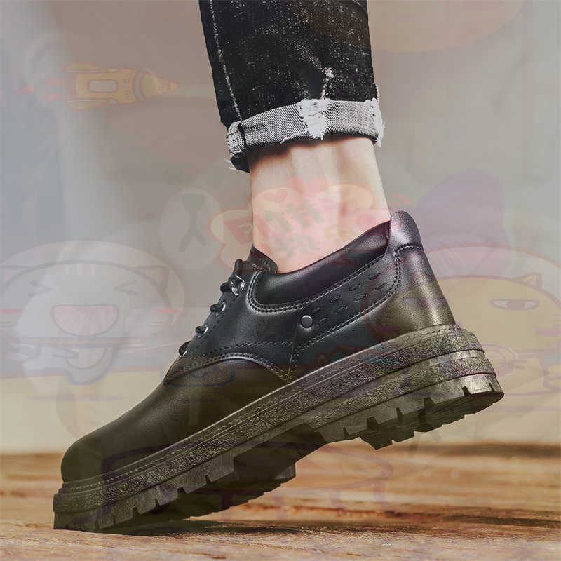 Women'S Shoes Back To School - Ciemna skóra naturalna Modne tenisówki Tenisowe