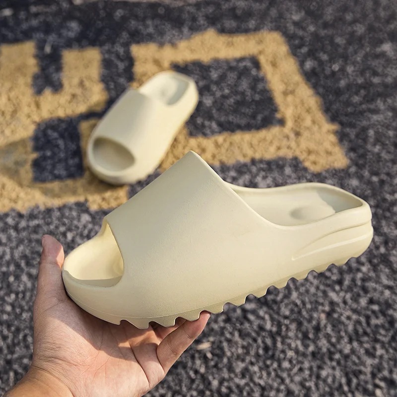 Women Shoes Wedges - Damskie klapki letnie płaskie lekkie z