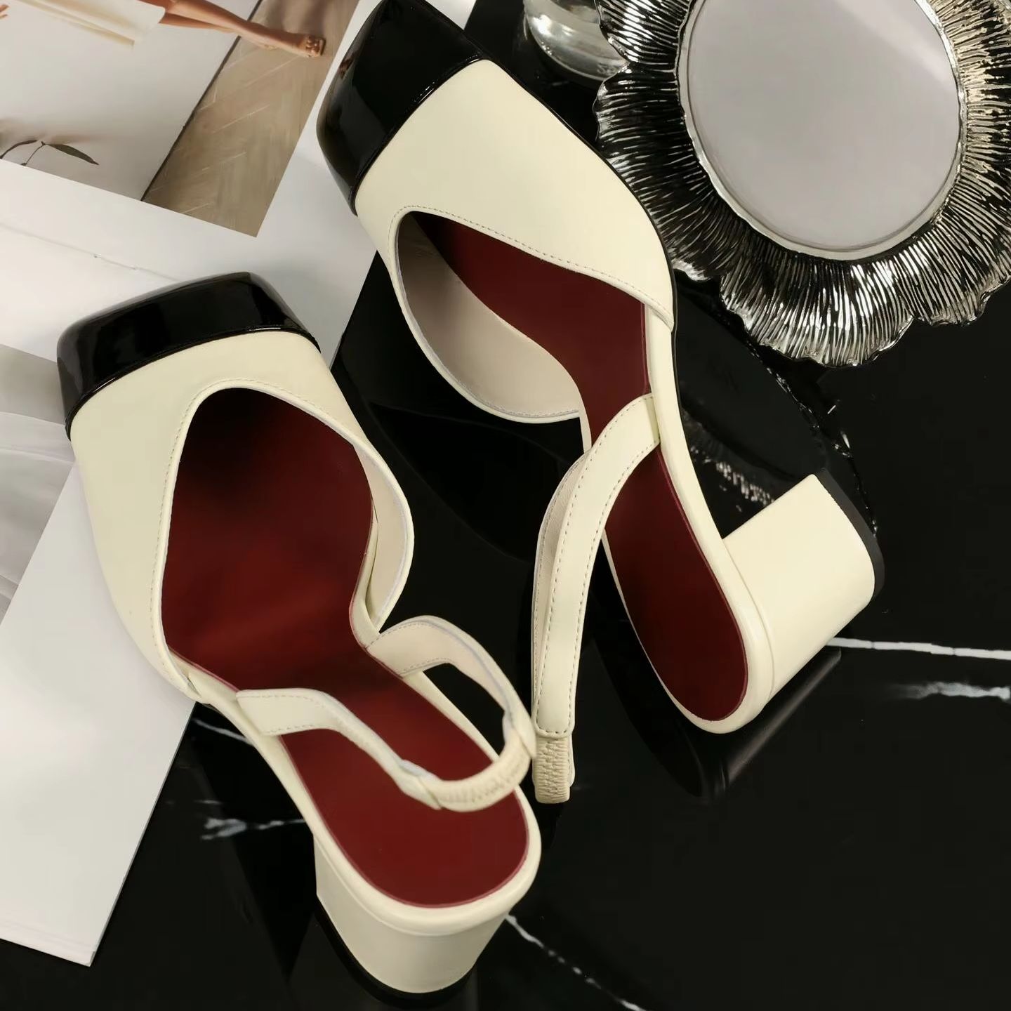 Damskie czółenka z paskiem na  – Women Shoes Sandals recenzja i cena