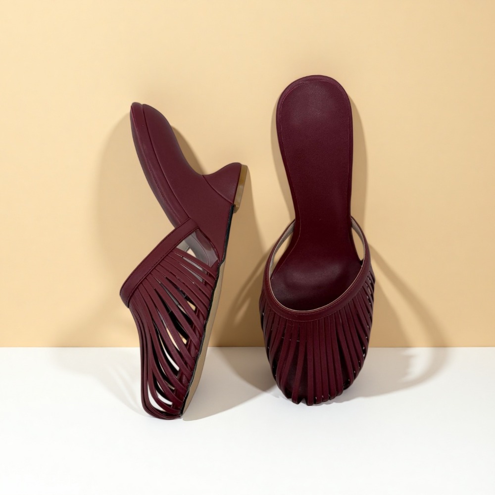 Letnie damskie sandały na kotu – Metallic Heel Sandal recenzja i cena