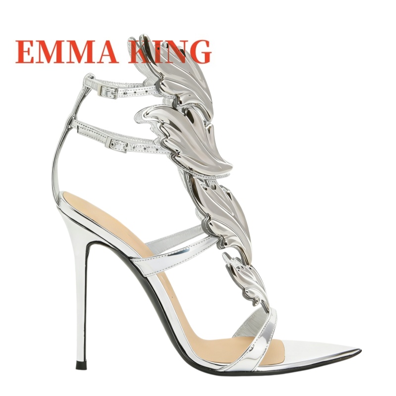 Damskie metaliczne sandały na  – Metallic Heel Sandal recenzja i cena