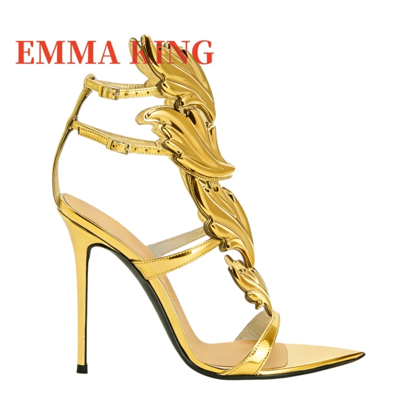 Damskie metaliczne sandały na  – Metallic Heel Sandal recenzja i cena