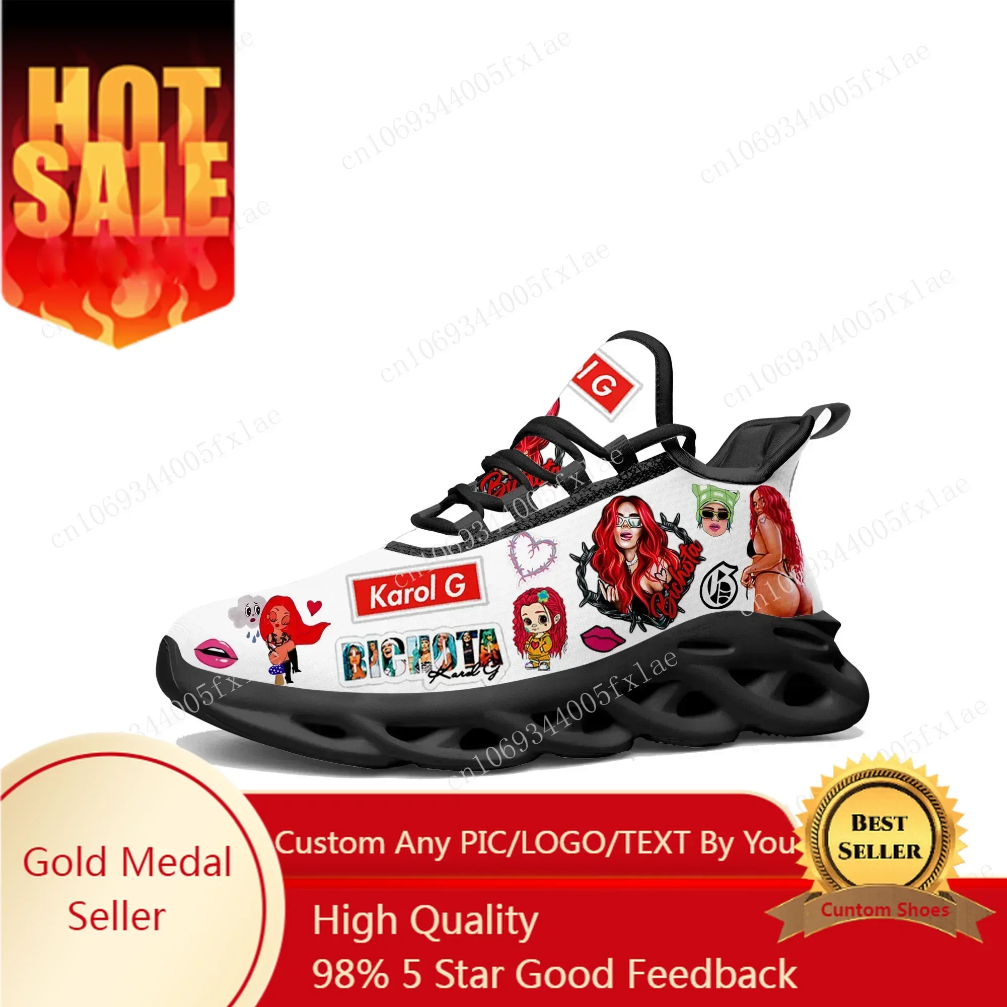 Karol G Bichota Flats Sneakers – Women'S Shoes Running Sports recenzja i cena