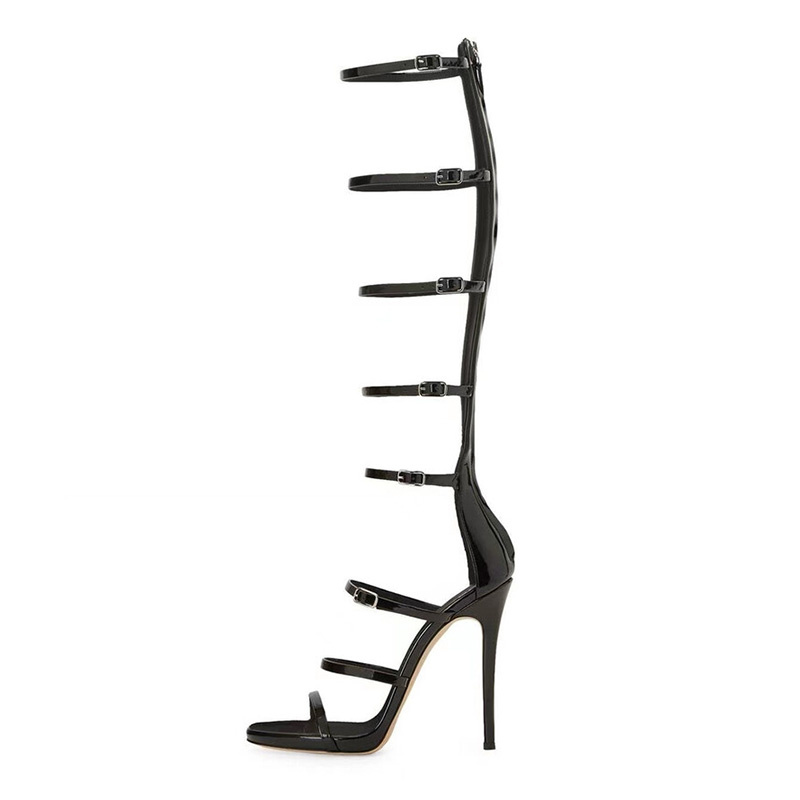Letnie damskie botki, nowe, se – Metallic Heel Sandal recenzja i cena