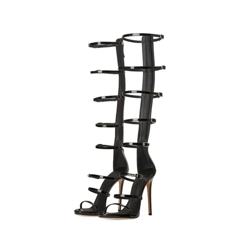 Letnie damskie botki, nowe, se – Metallic Heel Sandal recenzja i cena