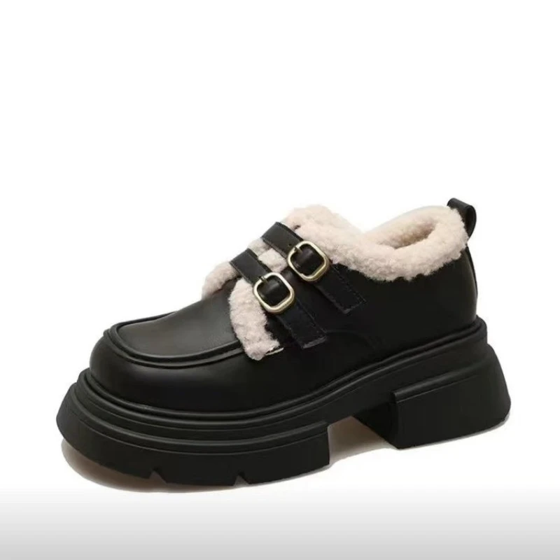 Zimowe skórzane buty damskie w – Women Shoes Winter recenzja i cena