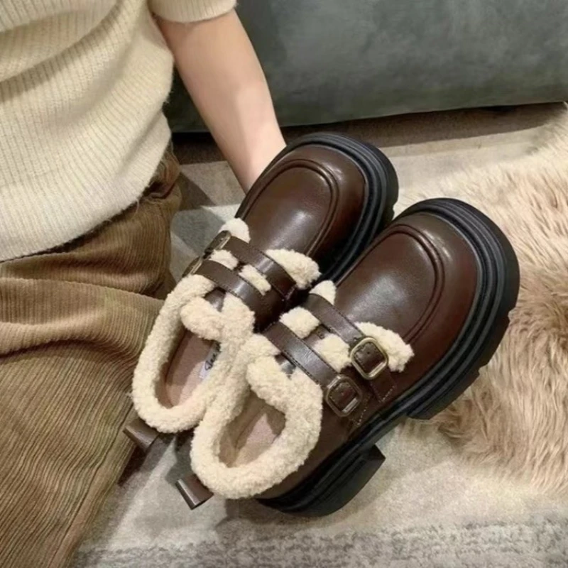 Zimowe skórzane buty damskie w – Women Shoes Winter recenzja i cena