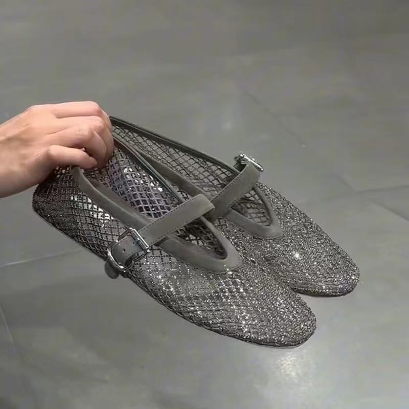 Ażurowe sandały Baotou z cyrko – Women'S Shoes Popular recenzja i cena