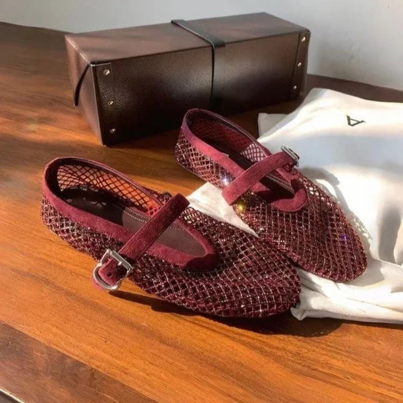 Ażurowe sandały Baotou z cyrko – Women'S Shoes Popular recenzja i cena