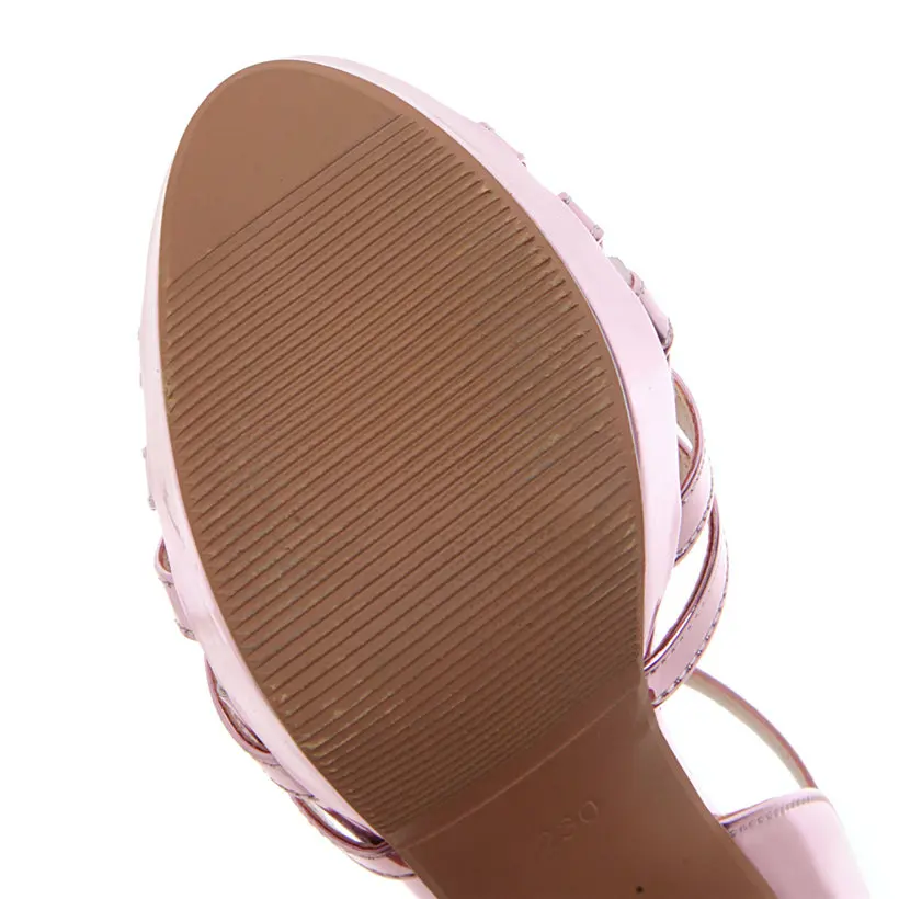 Big Size Gold Wedding Women Pl – Metallic Heel Sandal recenzja i cena