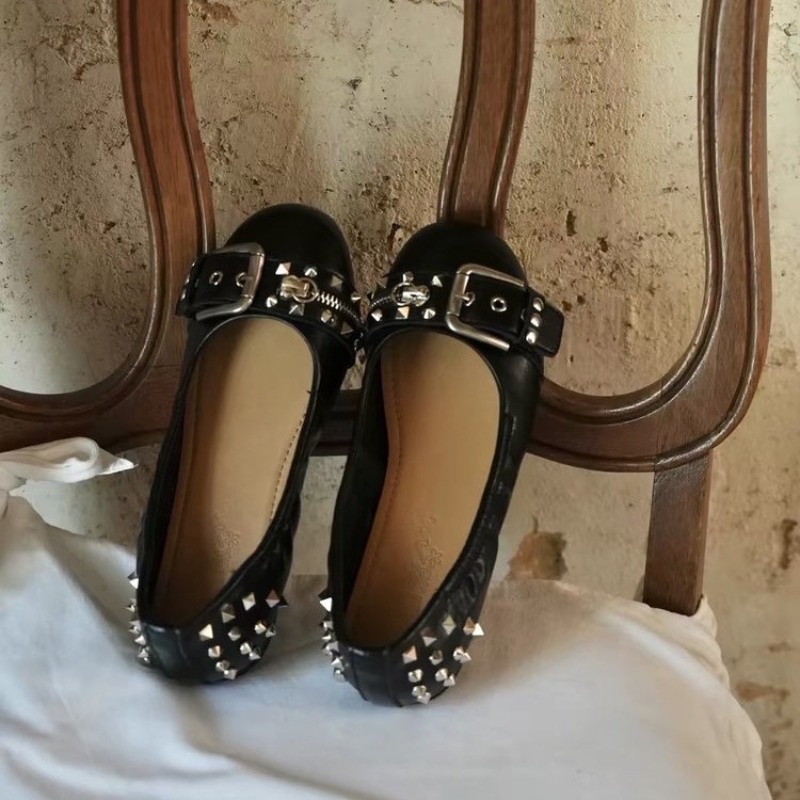 Damskie skórzane buty Mary Jan – Women Shoes Wedges recenzja i cena