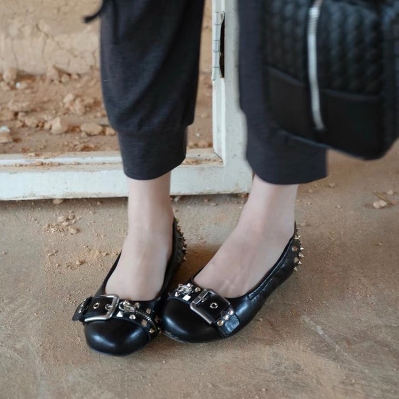 Damskie skórzane buty Mary Jan – Women Shoes Wedges recenzja i cena