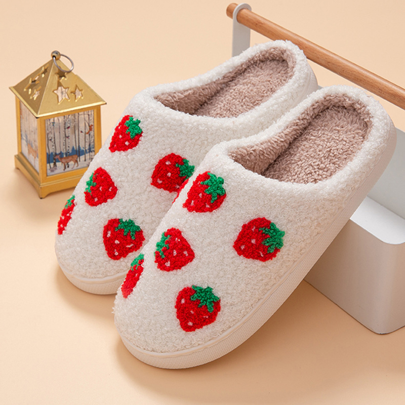 Damskie kapcie truskawkowe, do – Women Shoes Winter recenzja i cena