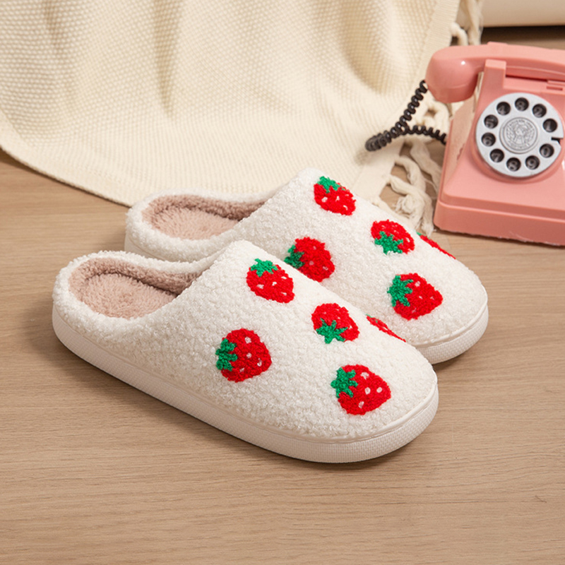 Damskie kapcie truskawkowe, do – Women Shoes Winter recenzja i cena