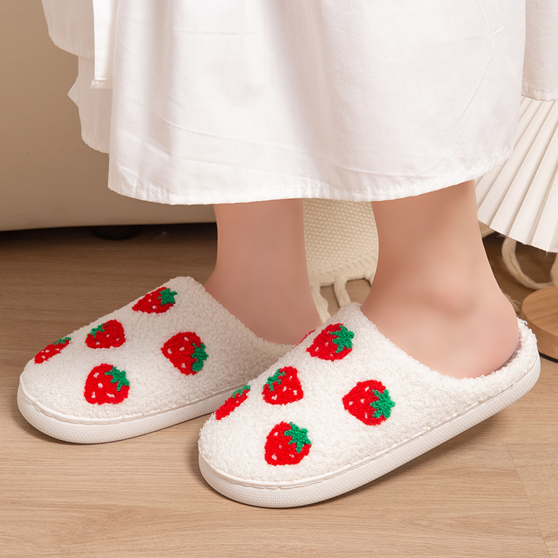 Damskie kapcie truskawkowe, do – Women Shoes Winter recenzja i cena